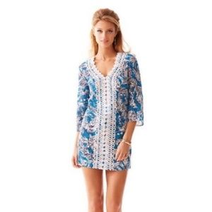 Lilly Pulitzer Brooke Tunic Dress in Ariel Blue
